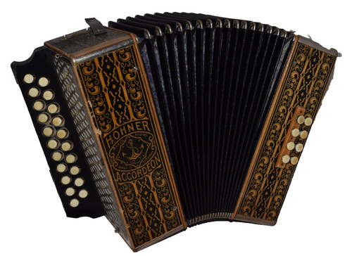 Melodeon hohner pokerwork - hohner,