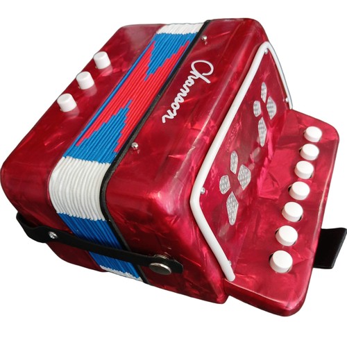 Chanson mini melodeon - melodeon, red