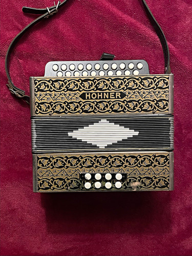Hohner pokerwork melodeon - hohner,